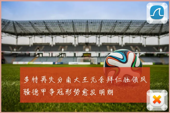 多特再失分南大王无奈拜仁独领风骚德甲争冠形势愈发明朗